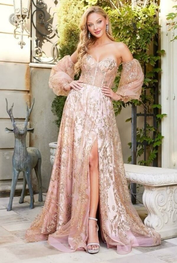 Pink Open Front Dress